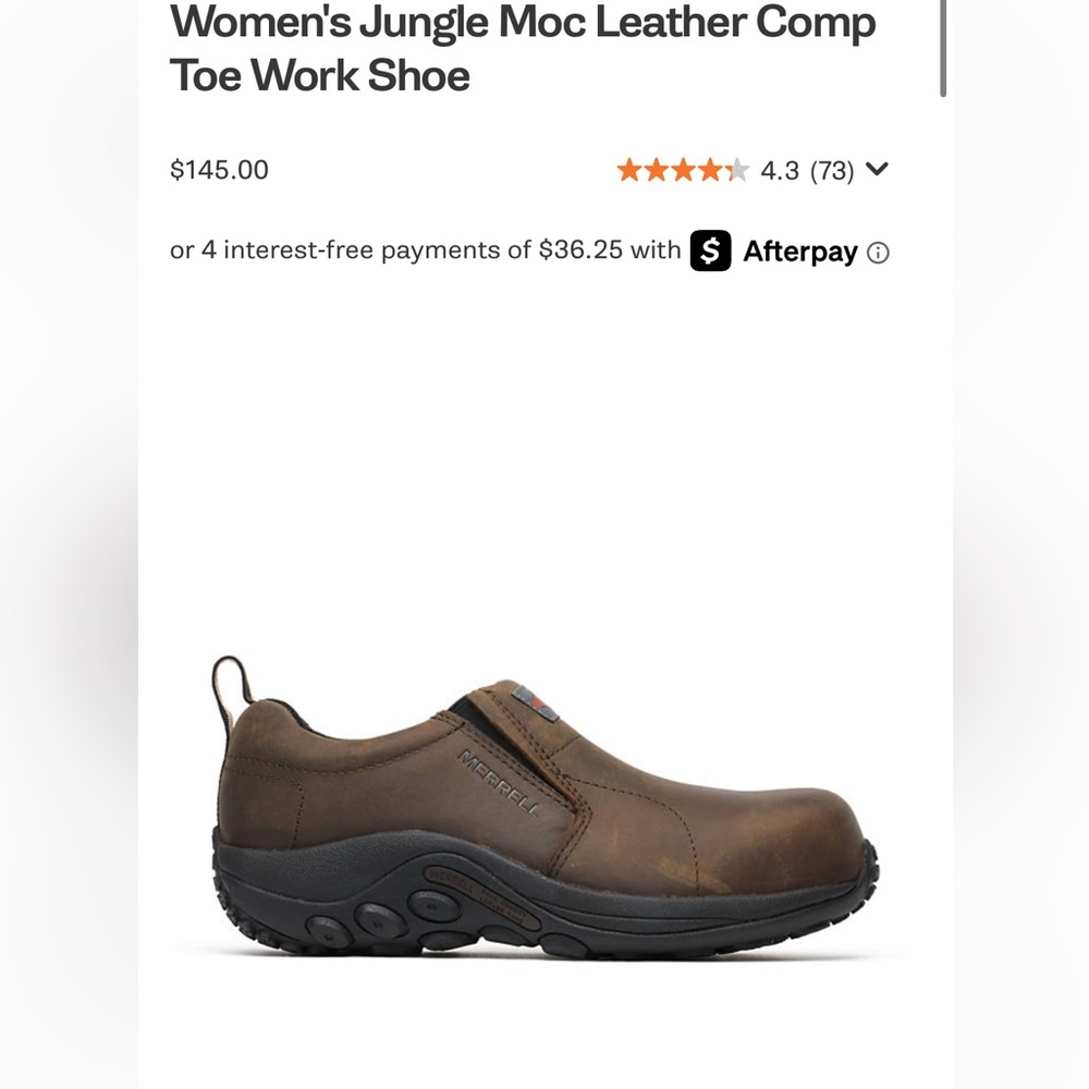 Merrell Composite Toe Shoes